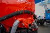 Приемный лючок с обогревом сливного крана выхлопными газами