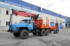 Лесовозный тягач Урал 5557-72М с ГМ Epsilon M100L97 + Прицеп роспуск ПРЛ11-КБ УСТ-94651