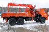 Бортовой автомобиль с откидным лесовозным коником