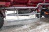 Трубопровод отвода выхлопных газов от выхлопной системы автомобиля-тягача к заборному лючку вакуумного полуприцепа