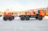 Прицеп-роспуск трубоплетевозный в составе автопоезда с ТПВ Камаз 43118-50