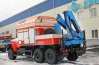 Автофургон Урал с краном манипулятором
