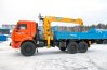 Камаз бортовой с краном манипулятором