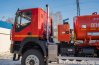 Выхлопная система за кабиной вверх