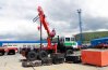 Седельный тягач Урал с Kanglim KS-2056 с буровой навеской