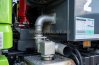 Отвод отработавших газов для подогрева кузова с распределительной коробкой 