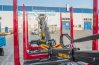 Кран-манипулятор VM10L74 в транспортном положении
