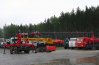 Седельный тягач Урал с краном манипулятором