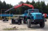 Автомобиль бортовой Урал 4320-60М с КМУ Palfinger PK-15500