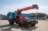 Седельный тягач Урал 5557-80 с краном-манипулятором ИТ-180
