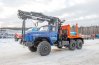 Лесовоз с манипулятором Майман 110S УСТ 54538D  Урал 5557-60Е5