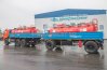Контейнеровоз Камаз 43118-50 УСТ-54531J + Прицеп контейнеровоз ПК 10-21-6Б + Контейнер-цистерна КЦ-11-2Н УВТ УСТ 94653