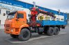 Бортовой автомобиль с КМУ ИТ-200 (тросовый, люлька, бур) УСТ 5453 Камаз 43118