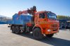 Бортовой автомобиль с КМУ KS-1256G-II (тросовый) УСТ 5453 Камаз 43118 сп.м