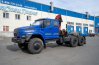 Седельный тягач с КМУ ИМ-150N УСТ 5453 Урал NEXT 4320-6981-72, сдвоен. кабина