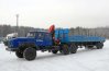Тягач Урал 4320-1912-60 с бортовым полуприцепом
