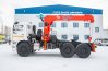Седельный тягач Камаз 43118-50 с КМУ KS-1256G-II
