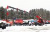 Седельный тягач с КМУ SamYang HTS 2076