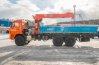 Контейнеровоз с КМУ Kanglim KS-1256G (тросовый) УСТ 5453 Камаз 43118
