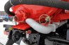 Сливной узел емкости. Обогрев сливного крана от выхлопных газов