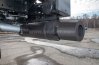 Система выпуска отработанных газов вперед под передний бампер