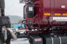 Лестница для подъема на площадку обслуживания горловины