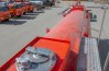 Площадка обслуживания цистерны, складной поручень
