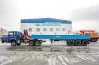 Полуприцеп бортовой ППБ 40-31-12К УСТ 9465 ССУ 1500 шины 14R20 + Седельный тягач УСТ 5453 с КМУ ИМ-180 SHACMAN SX32586V385 (6х6)