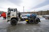 Седельный тягач УСТ 5453 FAW 3250 (6х6), КБ 3675, ССУ 1600 мм, 2", 14R20