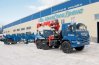 Седельный тягач Камаз с КМУ и полуприцепом опоровозом Опоровоз ППО 22-23Д