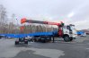 Автомобиль бортовой с КМУ KANGLIM KS-2056 FAW 3250 (6х4) - испытания