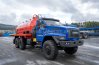 Автоцистерна вакуумная АКН-10Т КО УСТ 5453 Урал 4320-72 NEXT, доработка под ДОПОГ