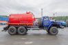 Автоцистерна вакуумная МВ-8Т КО УСТ 5453 Урал 4320-60Е5, наружные шпангоуты, 5 мм