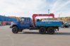 Бортовой автомобиль с КМУ UNIC UR-V554 (тросовый) УСТ 5453 Урал NEXT 4320-72, сдвоенная кабина