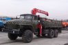 Бортовой с КМУ UNIC UR-V503 (тросовый) УСТ 5453 Урал 4320-1951-60