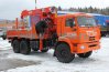 Бортовой лесовоз со съемным лесовозным коником Камаз с КМУ KS-1256G-II