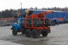 лесовозный автопоезд с манипулятором ОМТЛ 97 +УСТ 94651С УРАЛ 5557