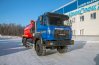Автоцистерна вакуумная УСТ-5453 с открывающимся днищем, с термоизолированным корпусом и обогревом сливного крана от выхлопных газов
