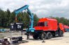 ПАРМ Камаз с грузовой платформой с КМУ ИМ-180 УСТ-5453