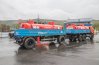 Контейнеровоз Камаз 43118-50 УСТ-54531J + Прицеп контейнеровоз ПК 10-21-6Б + Контейнер-цистерна КЦ-11-2Н УВТ УСТ 94653