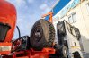 Держатель запасного колеса с укосиной