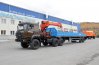 Седельный тягач Урал 44202-82М с КМУ ИТ-180 + Полуприцеп бортовой ППБ 18Б-21-12К