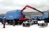 Маслостанция УСТ-5453 с КМУ Fassi F80 на шасси Урал 4320-60М