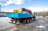 Бортовой автомобиль, УСТ 5453, с КМУ ИТ-200 (тросовый, люлька, бур)УСТ 5453 FAW 3250 (6Х6), КБ 4800 