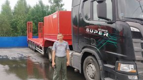 Купил полуприцеп тяжеловоз ППТ 55 тн, механические трапы