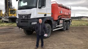 Автотопливозаправщик АТЗ-18-2 Камаз 65959-0045-СА (К-5) ДОПОГ в работе