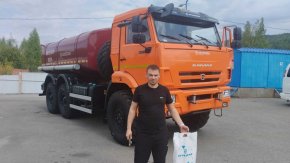 Купил автоцистерну АЦПТ-10НО Камаз 43118 сп. м., насос, обогрев