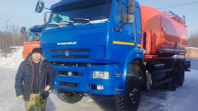 Купил автоцистерну АЦН-17Т Камаз 65224-53, термос, нерж, ДОПОГ