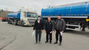 Полуприцеп цистерна ППЦП 20ПТ-31рамная, термос, нерж/ЛКП (4 ед.) в работе