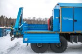 Бортовая площадка ПАРМ с КМУ ИМ-55 УСТ 5453